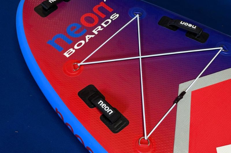 neon x5 nafukovaci paddleboard popruhy uchyty